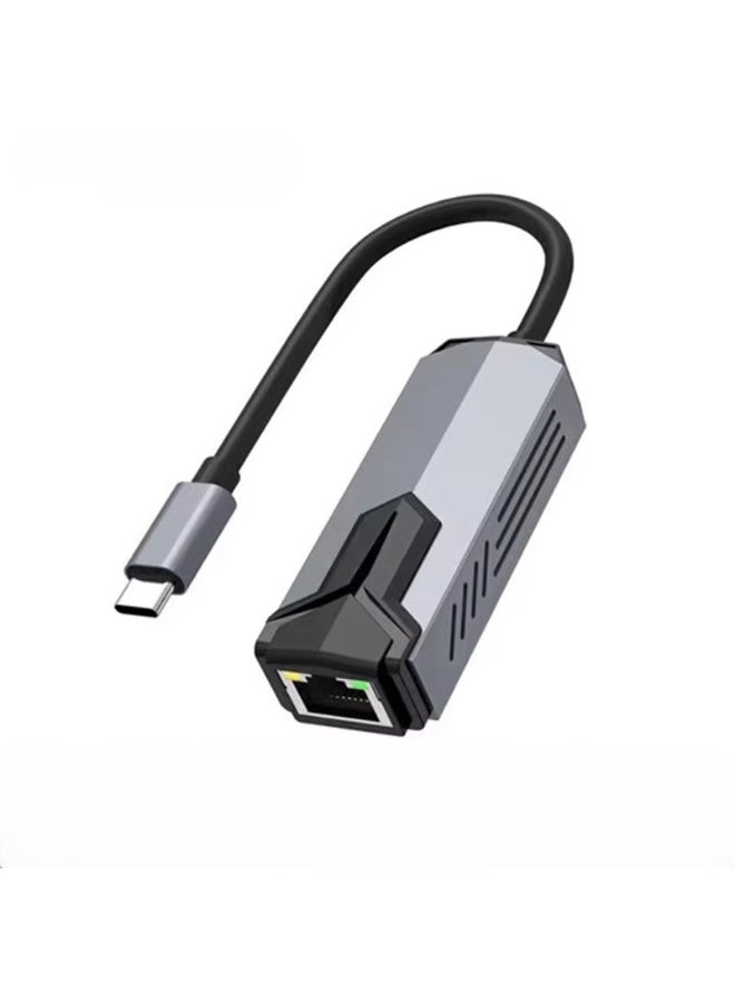 5000Mbps Wired Network Card Adapter USB Type C to RJ45 LAN USB-C Ethernet Converter Hub Supports 5G for Laptops Win 11 - Image 1